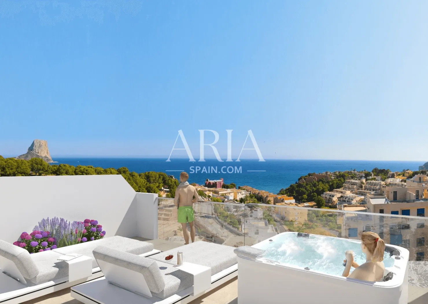 Apartment 600 Meter vom Strand